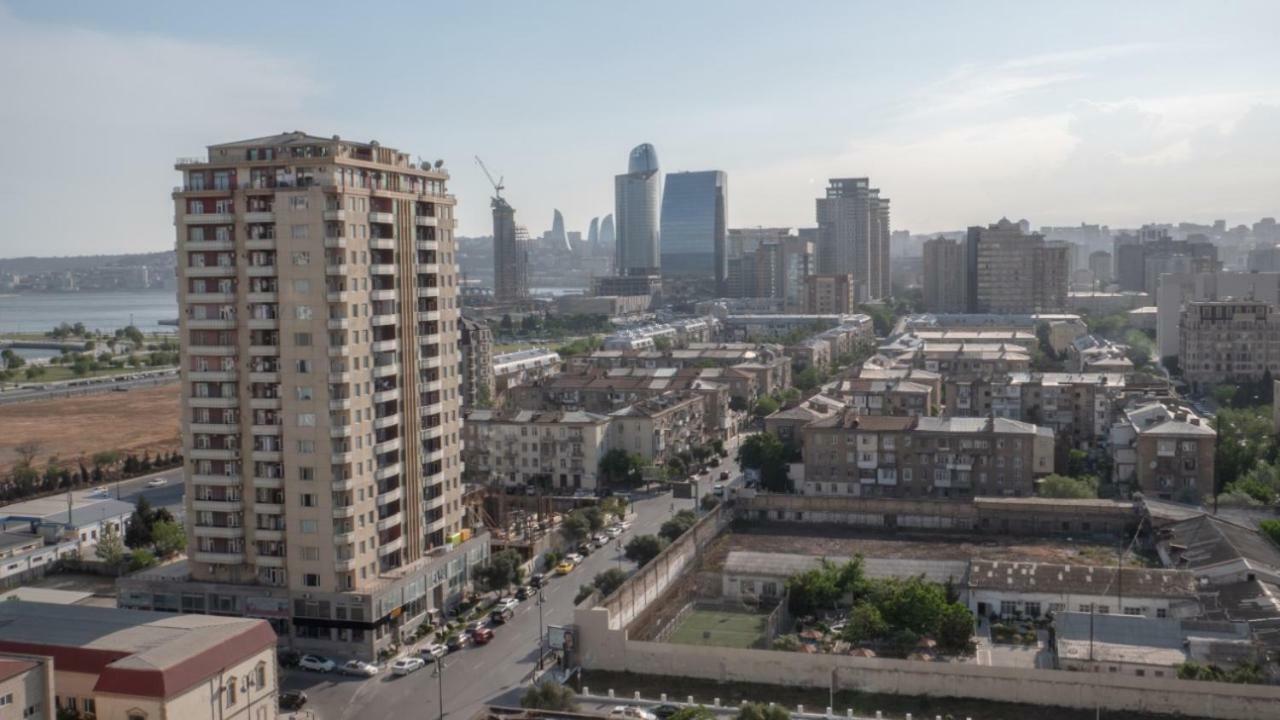 Boulevard Side Apartments Bakoe Buitenkant foto